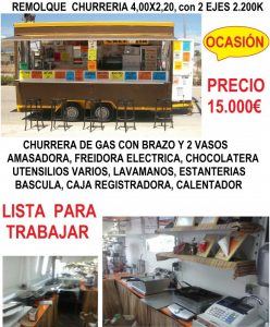 remolque churreria 4,0Mtrs ref:MAG