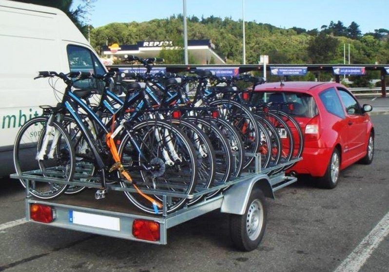 mostrar Permanecer de pié necesidad Remolque Porta bicicletas - Remolques Tarragona