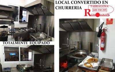 Reconvertimos un local en churrería en Vilafranca del Penedés