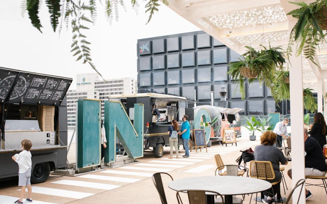 Food trucks en Barcelona Corte Ingles