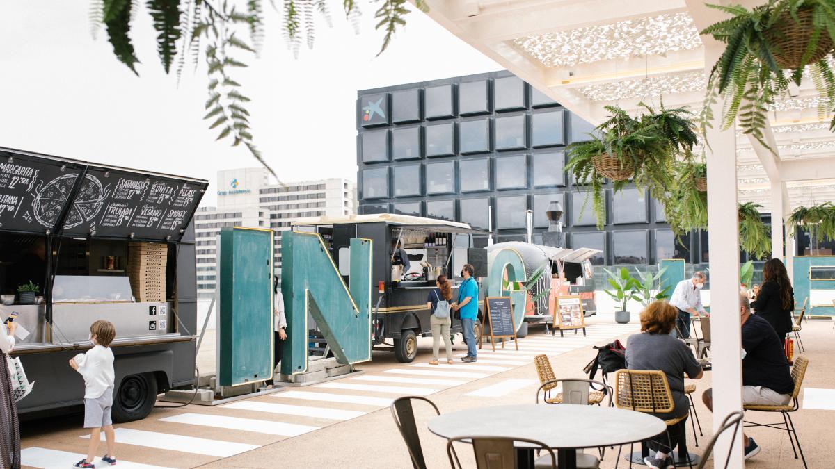 Food trucks en Barcelona Corte Ingles