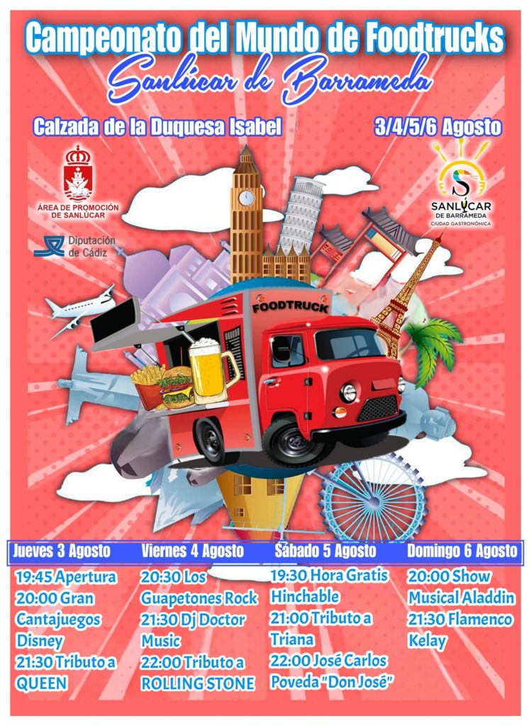 campeonato del mundo de foodtrucks en Sanlucar