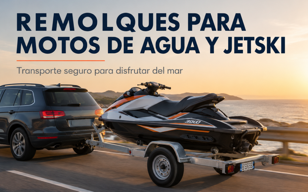 Remolques para Jetski transporte de 1 o 2 motos de agua